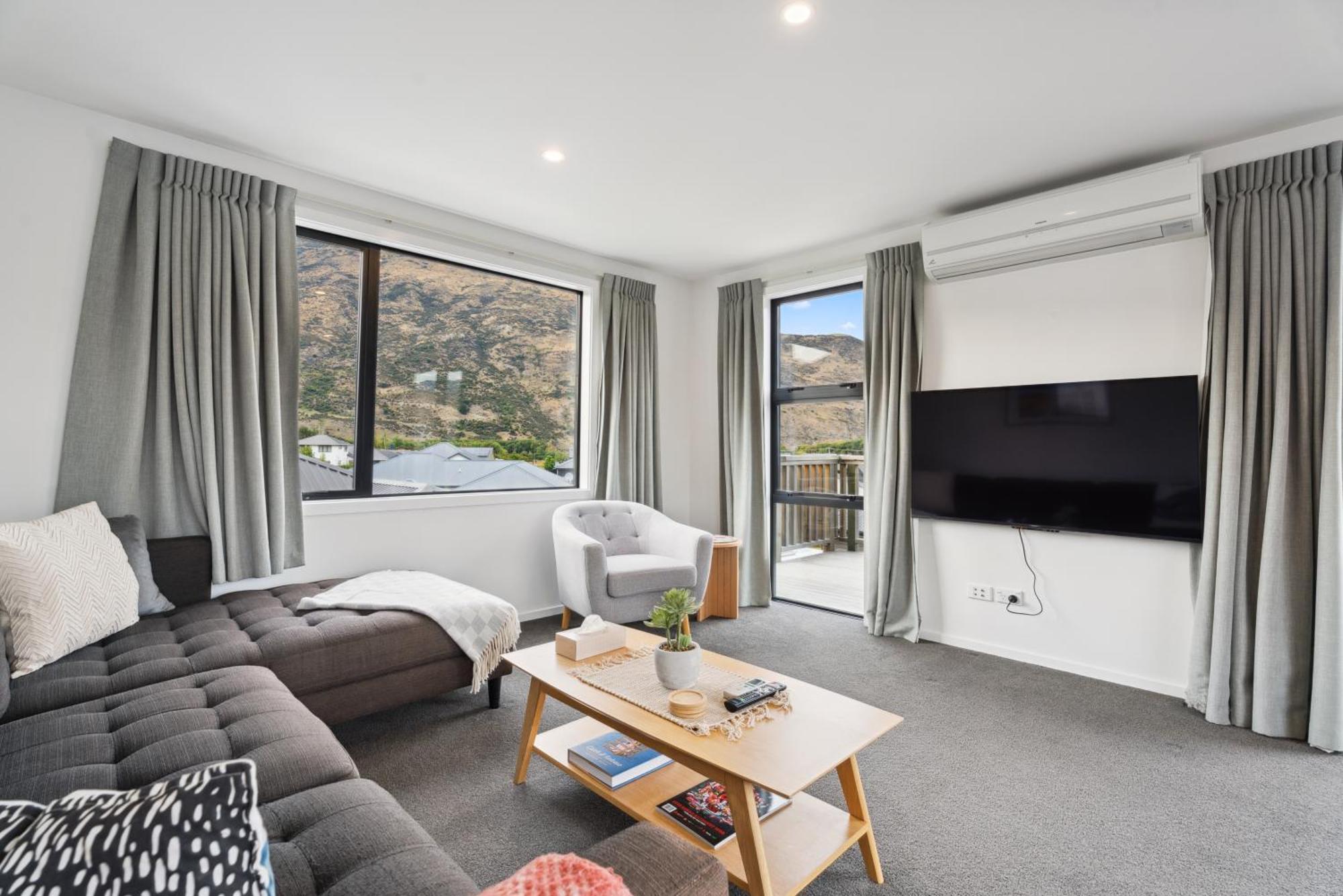 Modern Apartment With Coronet & Remarkables Views كوينستاون المظهر الخارجي الصورة
