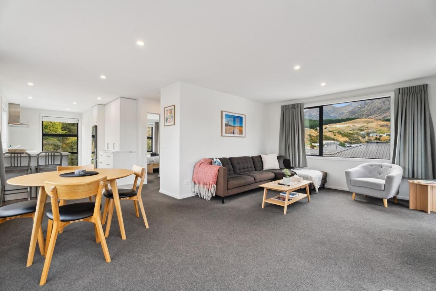 Modern Apartment With Coronet & Remarkables Views كوينستاون المظهر الخارجي الصورة